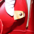 LOUIS VUITTON Monogram Vernis Sutton Hand Bag Red Rouge M91080 LV Auth ep11131-12
