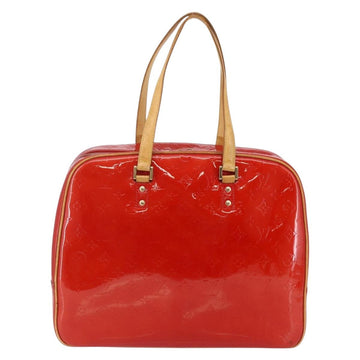 LOUIS VUITTON Monogram Vernis Sutton Hand Bag Red Rouge M91080 LV Auth ep11131 - 0