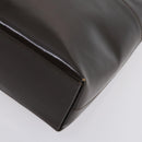 GUCCI Hand Bag Patent leather 2way Brown Auth ep11132-9