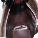 GUCCI Hand Bag Patent leather 2way Brown Auth ep11132-22