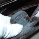 GUCCI Hand Bag Patent leather 2way Brown Auth ep11132-12