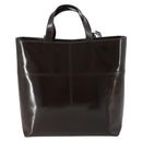 GUCCI Hand Bag Patent leather 2way Brown Auth ep11132-2