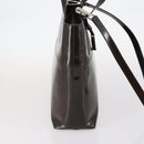 GUCCI Hand Bag Patent leather 2way Brown Auth ep11132-4