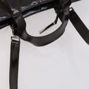 GUCCI Hand Bag Patent leather 2way Brown Auth ep11132-8