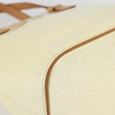 LOUIS VUITTON Monogram Vernis Houston Hand Bag Perle M91342 LV Auth ep11138-15