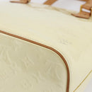 LOUIS VUITTON Monogram Vernis Houston Hand Bag Perle M91342 LV Auth ep11138-16