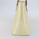 LOUIS VUITTON Monogram Vernis Houston Hand Bag Perle M91342 LV Auth ep11138-3