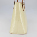 LOUIS VUITTON Monogram Vernis Houston Hand Bag Perle M91342 LV Auth ep11138-4