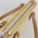 LOUIS VUITTON Monogram Vernis Houston Hand Bag Perle M91342 LV Auth ep11138-6