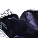 FENDI Zucchino Canvas Tote Bag Navy Gold Auth ep11139-18