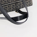 FENDI Zucchino Canvas Tote Bag Navy Gold Auth ep11139-7