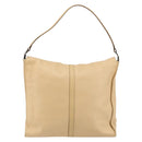 GUCCI Jackie Shoulder Bag Leather Beige Auth ep11140-3