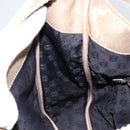 LOEWE Shoulder Bag Leather Beige Gold Auth ep11142-20