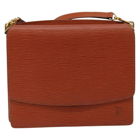 LOUIS VUITTON Epi Grenel Shoulder Bag Brown Kenya M52363 LV Auth ep11143
