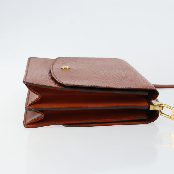 LOUIS VUITTON Epi Grenel Shoulder Bag Brown Kenya M52363 LV Auth ep11143