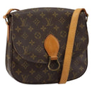 LOUIS VUITTON Monogram Saint Cloud GM Shoulder Bag M51242 LV Auth ep11145-1