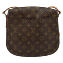 LOUIS VUITTON Monogram Saint Cloud GM Shoulder Bag M51242 LV Auth ep11145-2