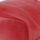 LOUIS VUITTON Epi Noe Shoulder Bag Red M44007 LV Auth ep11146-9