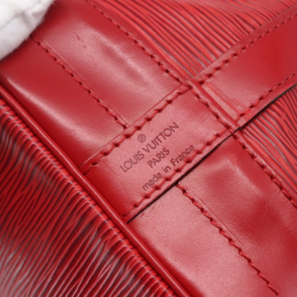 LOUIS VUITTON Epi Noe Shoulder Bag Red M44007 LV Auth ep11146