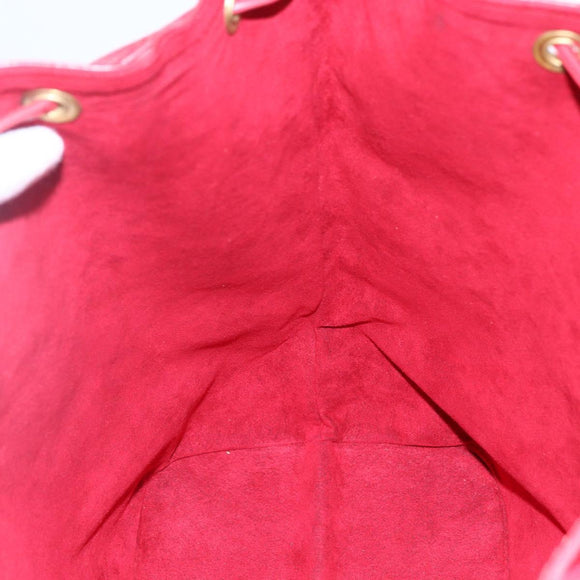 LOUIS VUITTON Epi Noe Shoulder Bag Red M44007 LV Auth ep11146