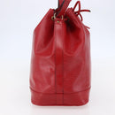LOUIS VUITTON Epi Noe Shoulder Bag Red M44007 LV Auth ep11146-3