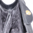 GUCCI Bamboo Hand Bag Leather Black Auth ep11149-19