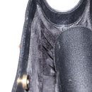 GUCCI Bamboo Hand Bag Leather Black Auth ep11149-21