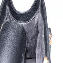 GUCCI Bamboo Hand Bag Leather Black Auth ep11149-22