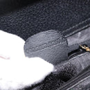 GUCCI Bamboo Hand Bag Leather Black Auth ep11149-12