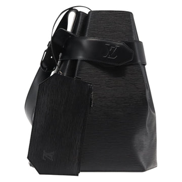 LOUIS VUITTON Epi Sac Depaule GM Shoulder Bag Black M80155 LV Auth ep11151