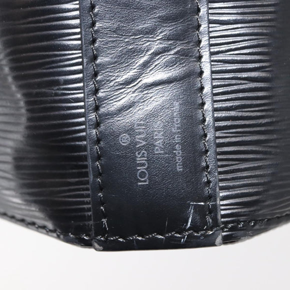 LOUIS VUITTON Epi Sac Depaule GM Shoulder Bag Black M80155 LV Auth ep11151