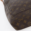 LOUIS VUITTON Monogram Looping GM Shoulder Bag M51145 LV Auth ep11152-14