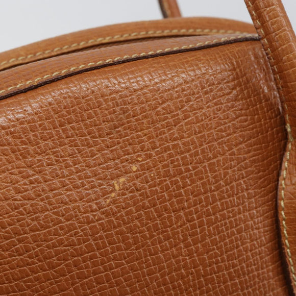 LOEWE Hand Bag Leather Brown Auth ep11153