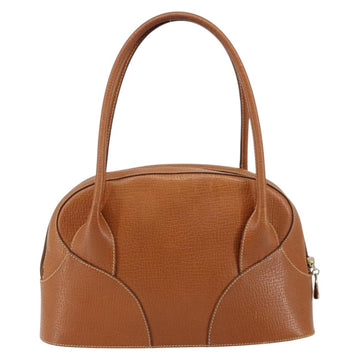 LOEWE Hand Bag Leather Brown Auth ep11153 - 0