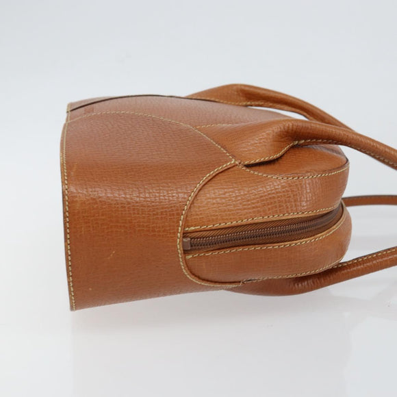 LOEWE Hand Bag Leather Brown Auth ep11153