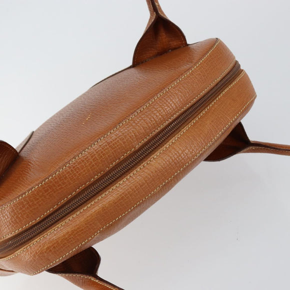 LOEWE Hand Bag Leather Brown Auth ep11153