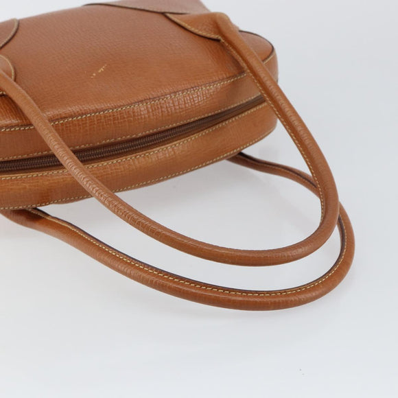 LOEWE Hand Bag Leather Brown Auth ep11153
