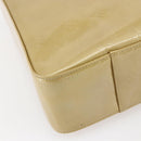 LOUIS VUITTON Monogram Vernis Columbus Tote Bag Beige M91023 LV Auth ep11155-15