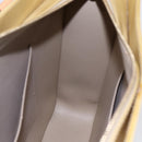 LOUIS VUITTON Monogram Vernis Columbus Tote Bag Beige M91023 LV Auth ep11155-19