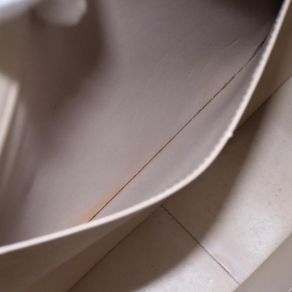 LOUIS VUITTON Monogram Vernis Columbus Tote Bag Beige M91023 LV Auth ep11155