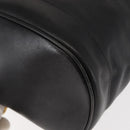 GUCCI Bamboo Body Bag Leather Black Auth ep11156-17