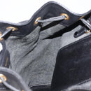 GUCCI Bamboo Body Bag Leather Black Auth ep11156-22