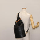 GUCCI Bamboo Body Bag Leather Black Auth ep11156-24