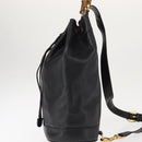 GUCCI Bamboo Body Bag Leather Black Auth ep11156-3