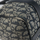 Christian Dior Trotter Canvas Hand Bag Canvas Navy Auth ep11158-16