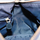 Christian Dior Trotter Canvas Hand Bag Canvas Navy Auth ep11158-19