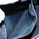 Christian Dior Trotter Canvas Hand Bag Canvas Navy Auth ep11158-21