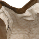 GUCCI Horsebit Shoulder Bag Leather Khaki Auth ep11163-19