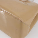 LOUIS VUITTON Vernis Wilshire PM Hand Bag Rose Flow Lantern M91642 Auth ep11166-15