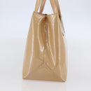 LOUIS VUITTON Vernis Wilshire PM Hand Bag Rose Flow Lantern M91642 Auth ep11166-4